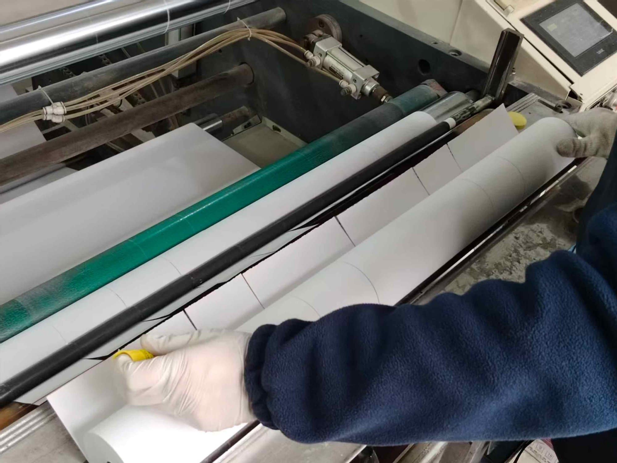 ZhixinPaper paper and label production facility with manufacturing equipment