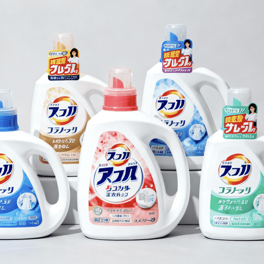 Tall Detergent Bottles
