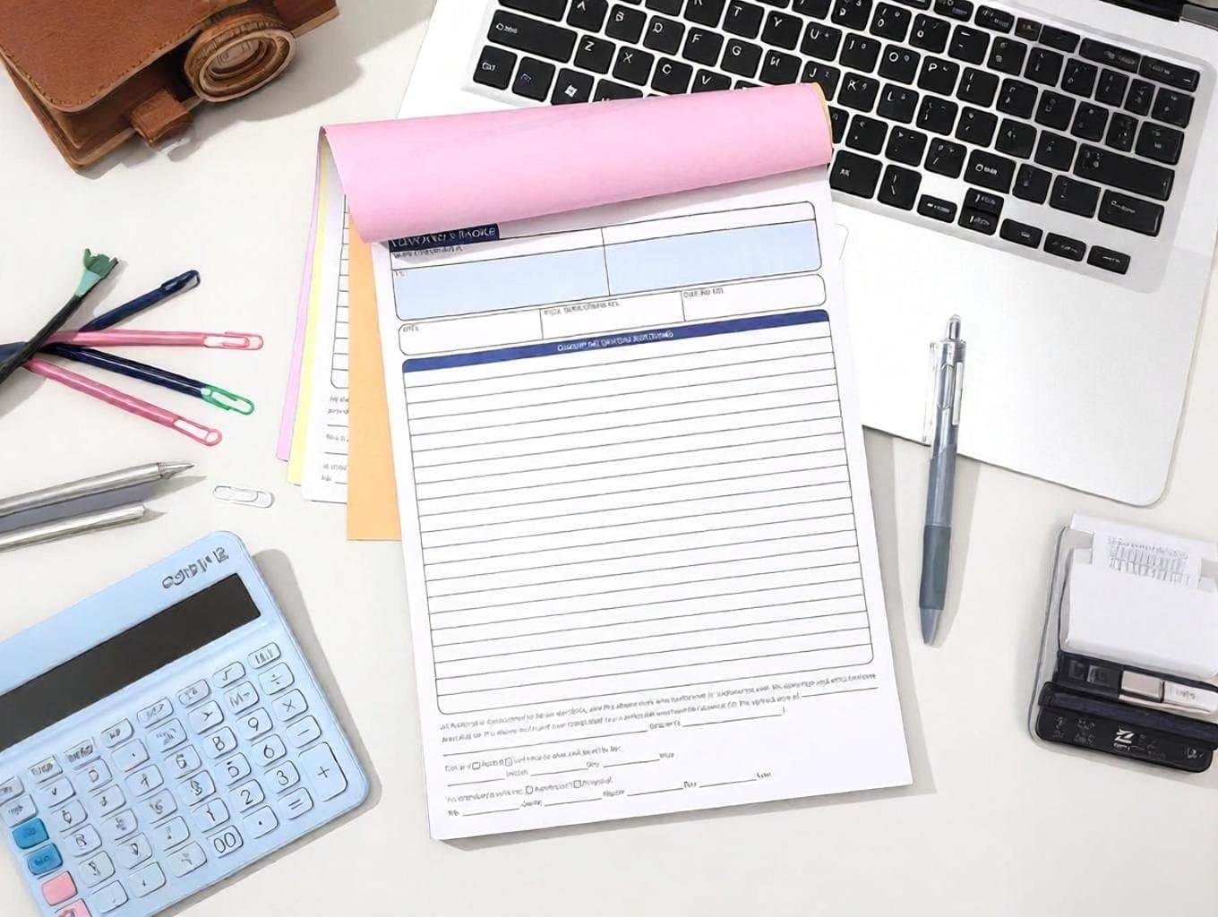 Government NCR Forms workflow using custom carbonless forms