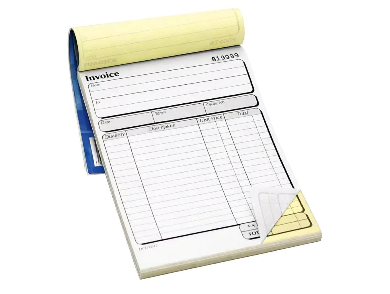 Duplicate 2-part NCR receipt book program