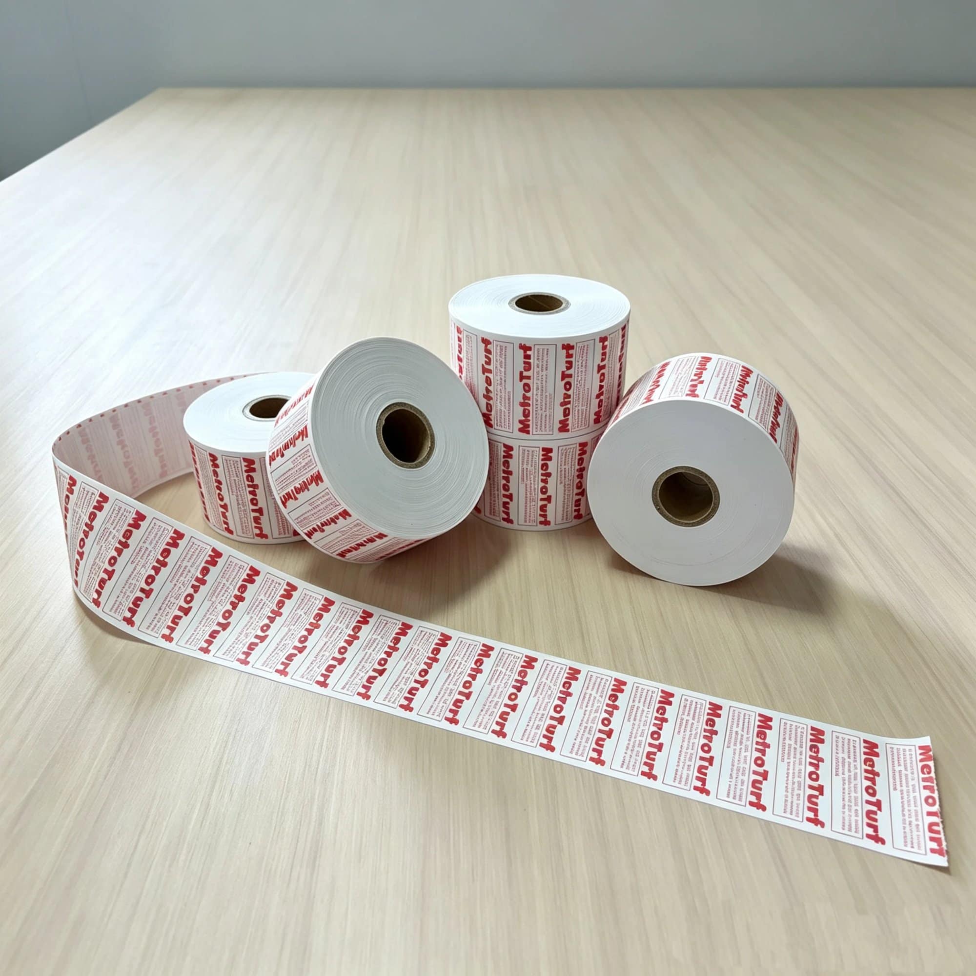 ZhixinPaper OEM private label thermal paper rolls with custom logo printing and branded packaging