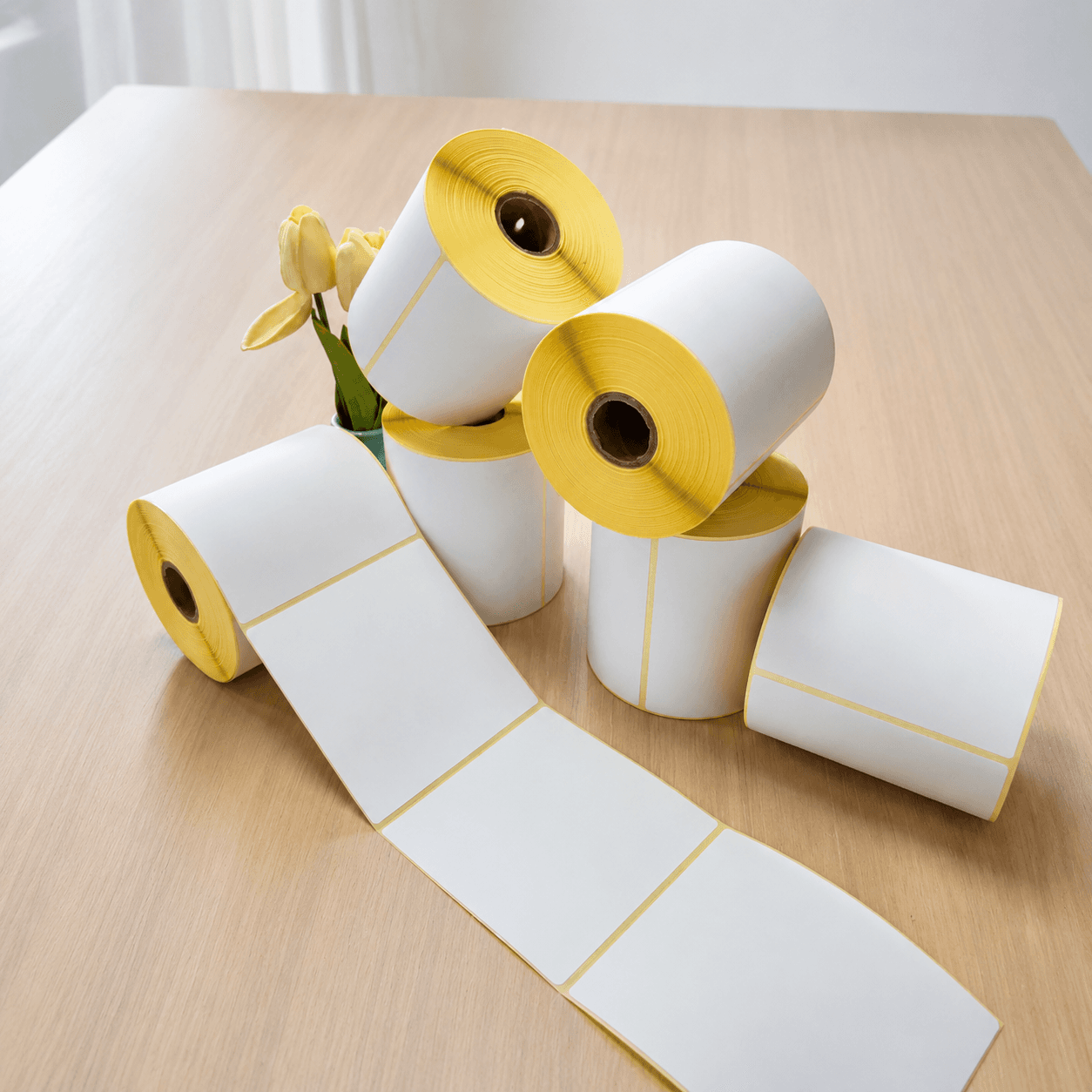Custom printed thermal labels for OEM and private-label supply