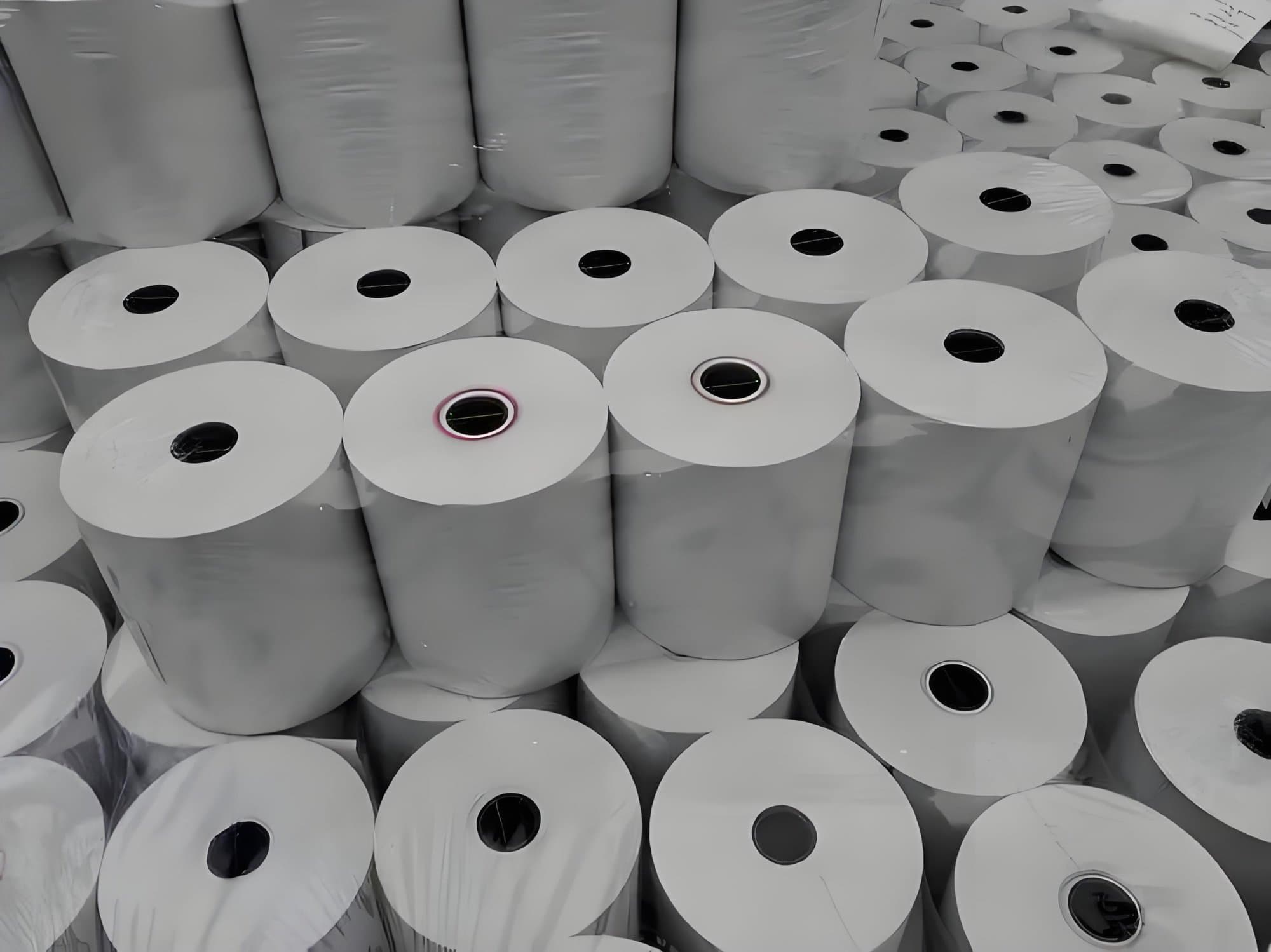 Thermal roll specification and QR or barcode print planning