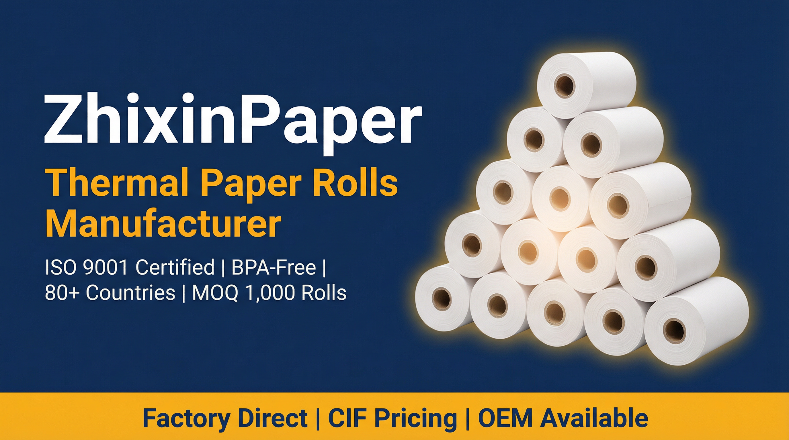 Thermal Paper Rolls, Labels & NCR Forms | ZhixinPaper