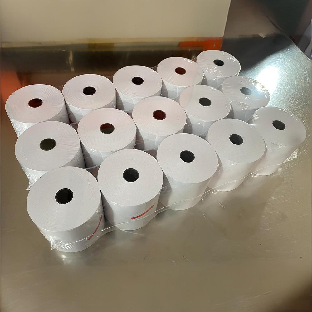 Blank Thermal Rolls product display for wholesale thermal paper rolls buyers