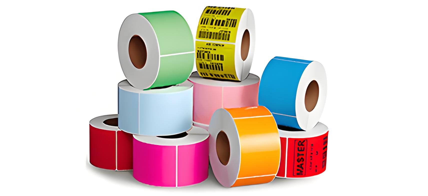 Custom Printed Labels product display for wholesale thermal labels buyers